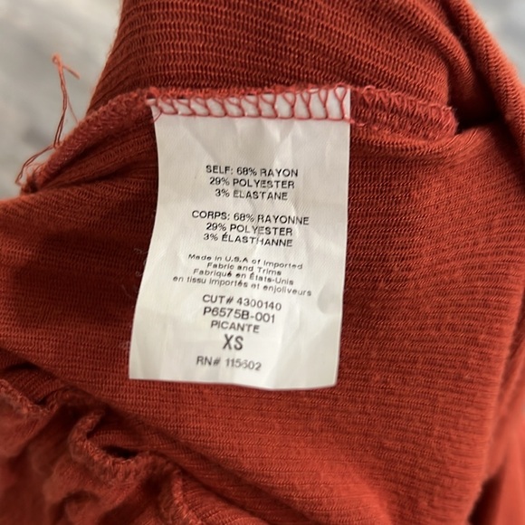 All In Favor Jumpsuit Orange Romper Jumpsuit Size Extra Small High Neck Pockets - Picture 12 of 12